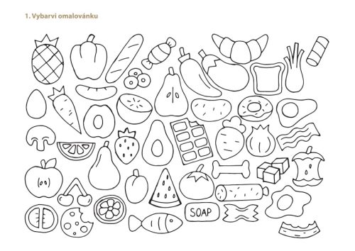 Leontýna Žvaková - Maturitní práce 2025 - Dortohra (omalovánky)