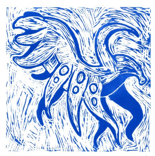 Linda Ondřejková - linoryt