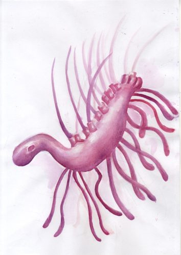 Kresba pravěkého tvora