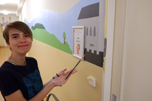 Azylový dům Opava - výmalba