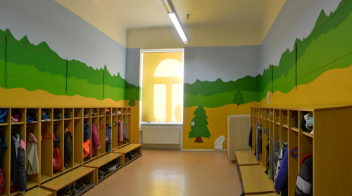 Dětské centrum Čtyřlístek - výmalba
