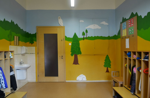 Dětské centrum Čtyřlístek - výmalba