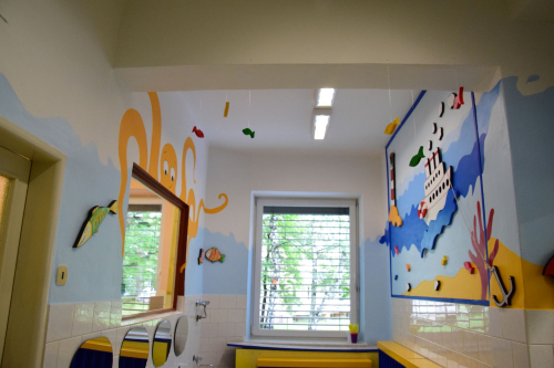 MŠ Sedmikrásky Opava - výmalba