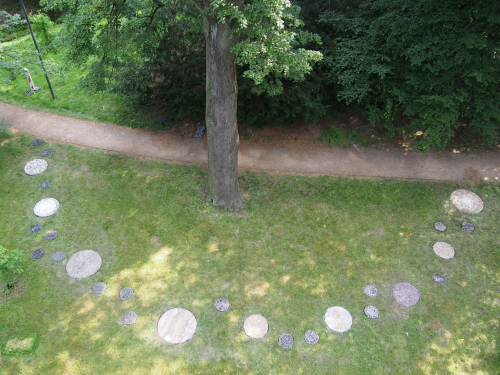 Město Opava - pocitový chodník