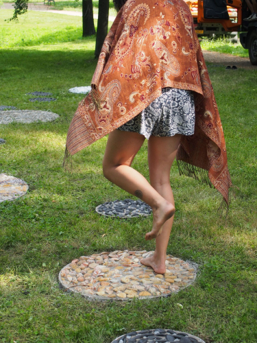 Město Opava - pocitový chodník