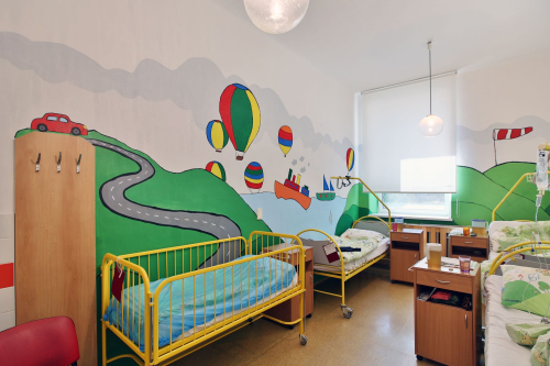 Slezská nemocnice Opava - chirurgie výmalba