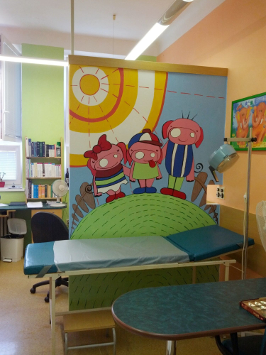 Slezská nemocnice Opava - chirurgie výmalba