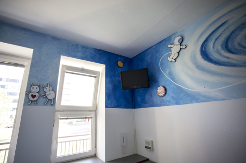 Slezská nemocnice Opava - výmalba infekční oddělení